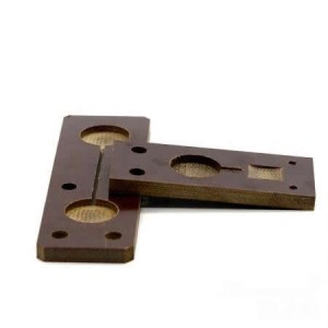 Push broach plate for leather splitting machine